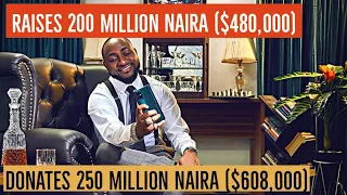 davido raises over 200 million naira 480 000 from fans u0026 donates it to orphanages branyteddy