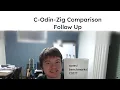 Zig Comparison - follow up notes and benchmarks