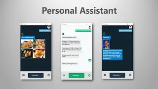 Personal Assistant Chat Bot Python Tkinter OpenCV