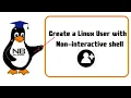 Create a Linux User with non interactive shell KodeKloud Engineer Task