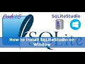 How to install SqLiteStudio on Window