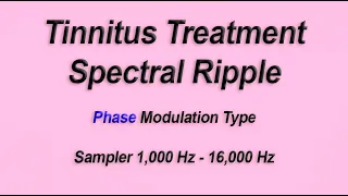 Tinnitus Treatment: Cross-Frequency De-Correlating Stimulus PHASE Modulation (Spectral Ripple)
