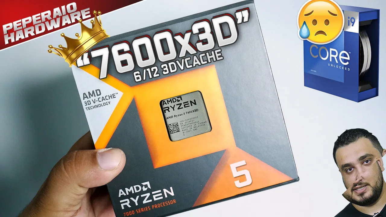 A AMD PRECISA FAZER ISSO URGENTEMENTE!! RYZEN 5 7600x3D Six Core com 3DVCACHE