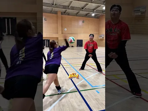 المدرب ندم إنه وقف قدامها 😂