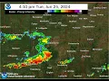 Radar Loop of Central Indiana Severe Storms of June 25 2024