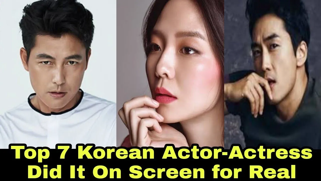 Top 6 Korean Actor-Actress "Did It" On Screen for Real | korean movies