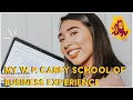 My W P Carey School of Business Academic Experience Business Class Requirements Tips