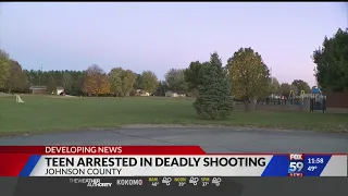 Teen arrested in deadly shooting in Johnson County