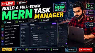 Build a Full-Stack MERN Task Manager React Node js MongoDB Express MERN Project