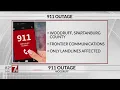 Possible 911 outage for some Frontier Communications customers in Woodruff