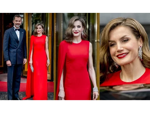 Download MP3 REINA LETIZIA ORTIZ ESPECTACULAR en una celebración con vestido de STELLA MCCARTNEY