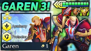 3 STAR GAREN REROLL WITH BEST IN SLOT ITEMS IS INSANE TANK CARRY!! | Teamfight Tactics Patch 11.22