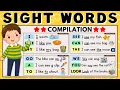 SIGHT WORDS SENTENCES COMPILATION PRACTICE READING ENGLISH LEARN TO READ TEACHING MAMA