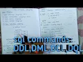 SQL Commands Explained DDL DML DCL DQL Categories of SQL Commands