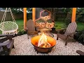 Transforming My Neighbors Backyard Cozy Firepit Surprise