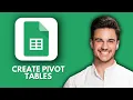 NEW How to Create Pivot Tables in Google Sheets 2025 Analyze Data Smarter Faster