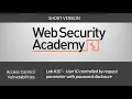 Broken Access Control - Lab User ID controlled by param with password disclosure Short Version