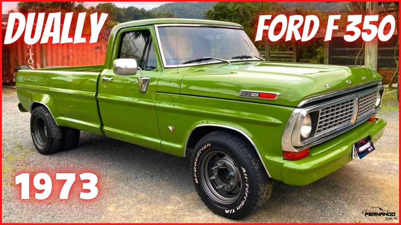 FORD F350 1973 V8 "RARIDADE" #ford #fordf350 #dually