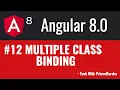 12 Angular 8 Tutorials - Multiple Class Binding