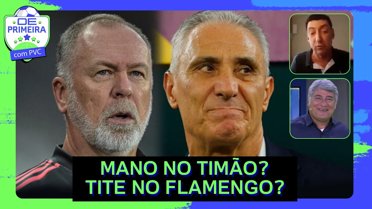 ???? CORINTHIANS PERTO DE MANO MENEZES E FLAMENGO PODE FICAR SEM TITE; PVC E CLEBER MACHADO COMENTAM