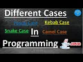 Different Cases in Programming Languages Camel Case Pascal Case Snake Case Kebab Case