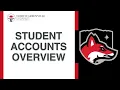 New Student Tutorial Student Accounts Overview