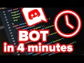 A DISCORD BOT IN 4 MINUTES A Quick Tutorial