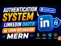 LinkedIn OAuth Integration in MERN Stack Login with LinkedIn MERN Authentication Series - 5