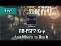 RB-PSP2 Key and Use Location - Reserve