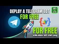 Deploy a Telegram Bot for FREE Using Google Apps Script GAS