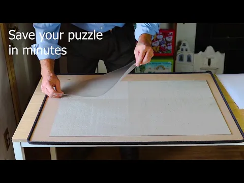 Download MP3 How to Glue 1000 Piece Puzzles Together in Minutes - Frame a Puzzle without Glue?
