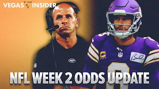 Week 2 NFL Betting Odds Update Vikings vs Eagles Jets vs Cowboys NFL Betting Odds Picks