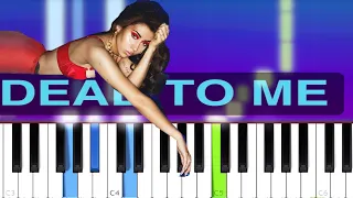 Kali Uchis Dead To Me Piano Tutorial 