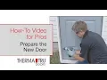 How-To for Pros Prepare the New Door