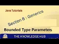 JAVA 8 5 BOUNDED TYPE PARAMETERS GENERICS JAVA TUTORIALS