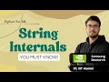 1 6 2 String in Python Interning Memory layout Hindi