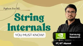 1 6 2 String in Python Interning Memory layout Hindi