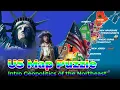 US Map Puzzle - Northeast Region