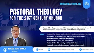 Pastoral Theology | 1C The Pastor as Theologian