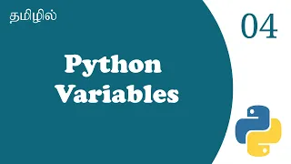 Variables In Python Tutorial in Tamil Tamil Programmer