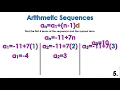 Arithmetic Sequences Lesson Algebra 2