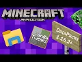 How To Install And Use DataPacks In Minecraft Java Edition 1 15