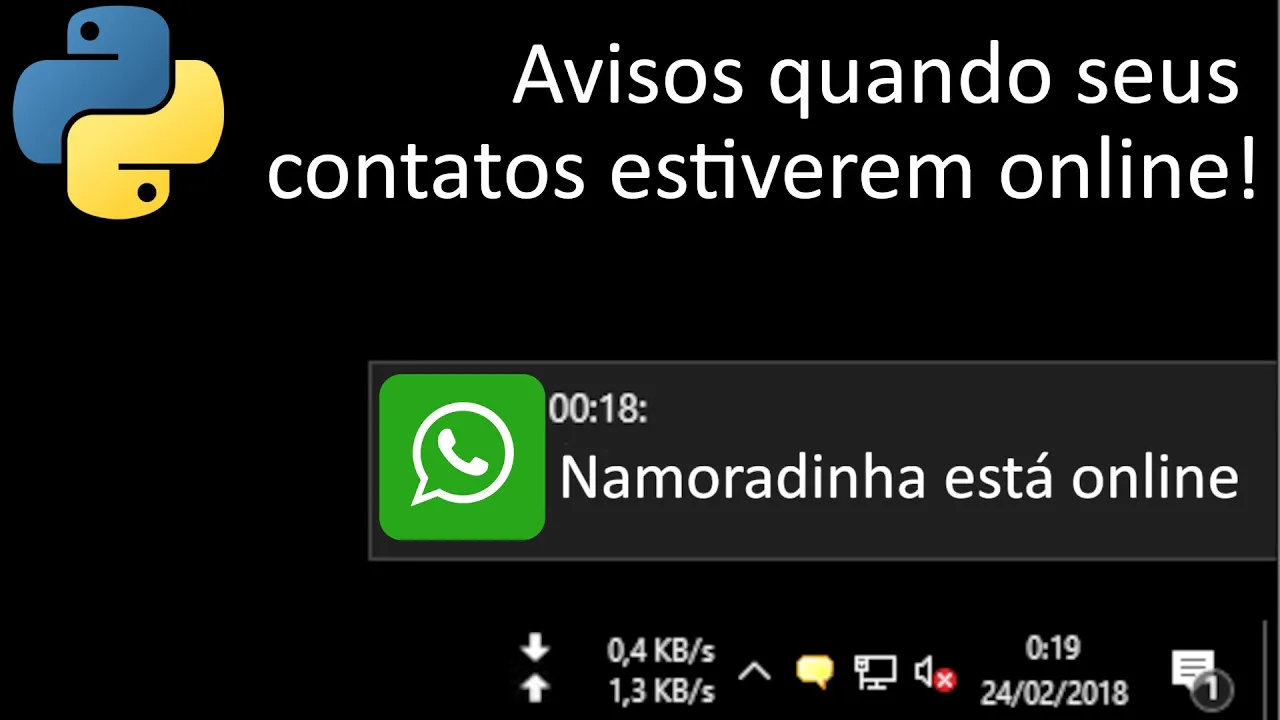 WhatsApp e Python - Notificações quando a gata estiver online ...