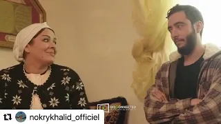 لقطة مضحكة من كواليس مسلسل ياقوت و عنبر 