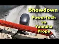 Yamaha Vs Powertech 13 25x14 Propeller Showdown Yamaha F70 on a Montauk 17