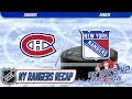 Kaapo Kakko scores in final minute to help Rangers end five-game skid with 4-3 win over Canadiens