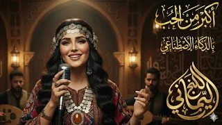 أكبر من الحب حبي لك ياغالي   علي عنبة   ذكاء اصطناعي      دندنها