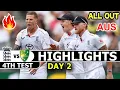 Lagu England Vs Australia Highlights Ashes Series 4th Test Match Day 2 | Eng Vs Aus Highlights