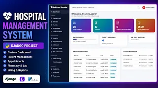 Build a Complete Hospital Management System in Django with Claude Code Custom Dashboard