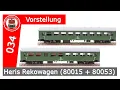 Lagu Heris Rekowagen #80015-5 #80015-6 #80053-2 Packwagen Spur H0 Epoche IV DCC DR